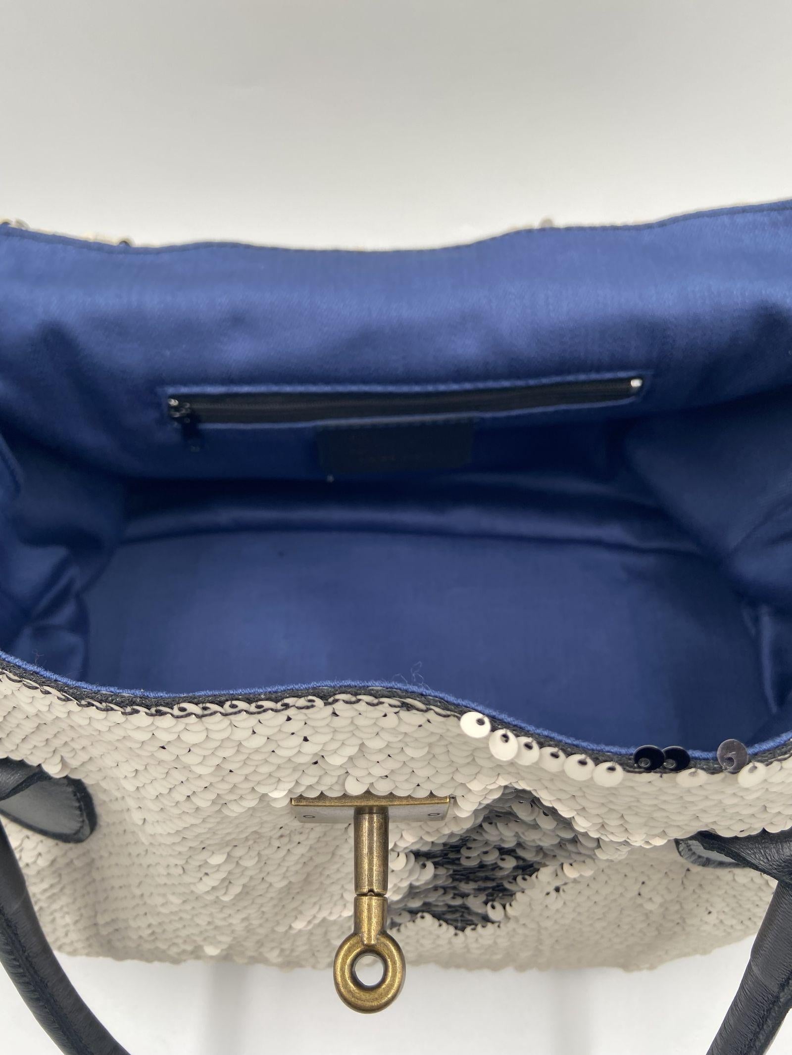 Borsa handbag paillettes - Ofelia 16252 BEIGENERO OFELIA 