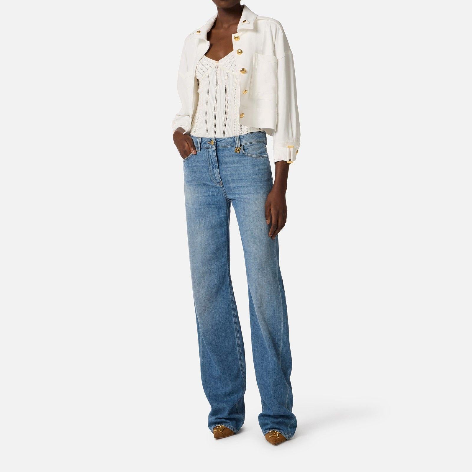 Jeans vita bassa - Elisabetta Franchi PJ21I61E2 192 ELISABETTA FRANCHI 