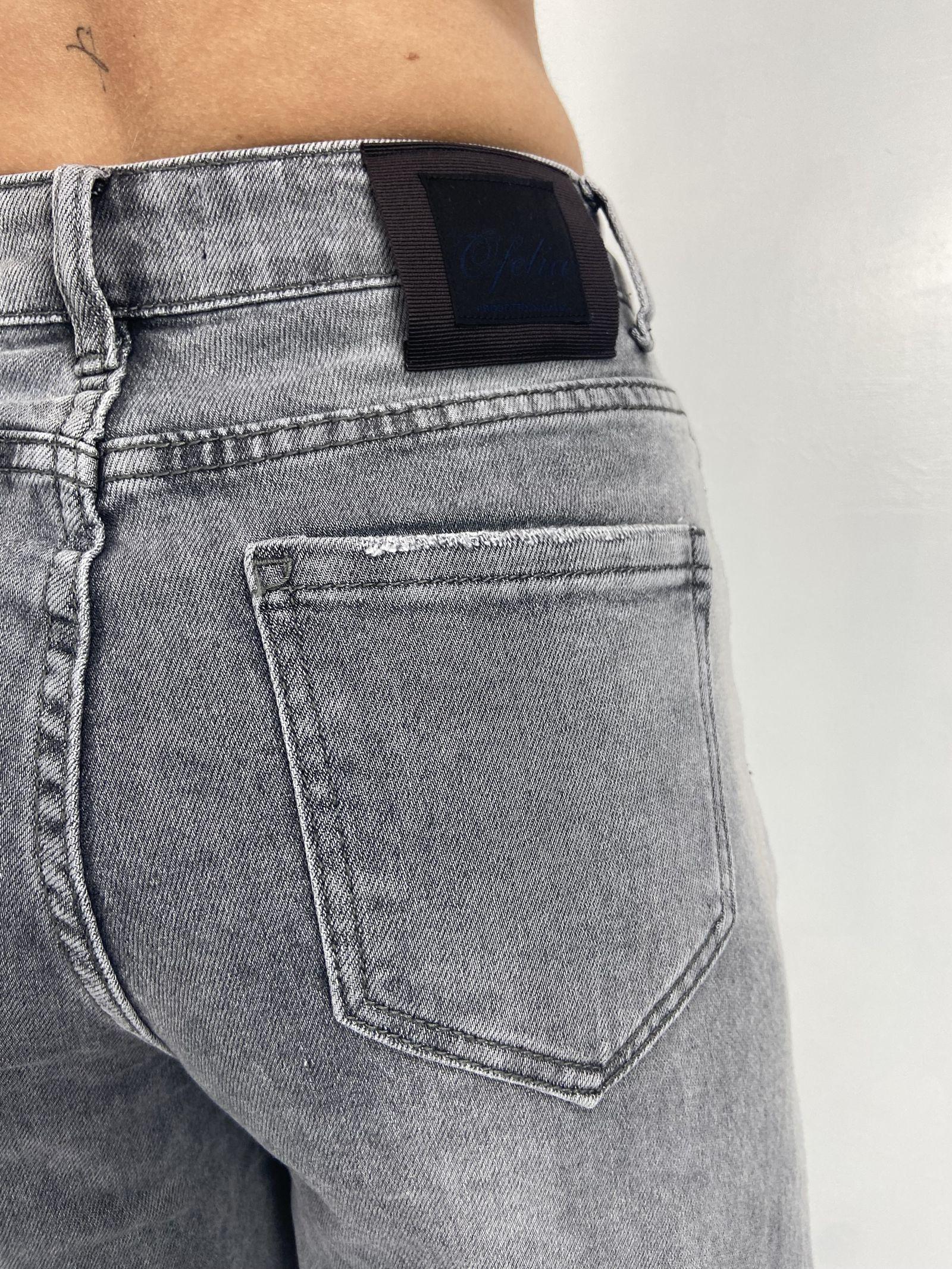 Jeans grigio elasticizzato LAF220 GRIGIO OFELIA 