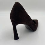 Dècolletè in pelle scamosciata 2470 MORO SPAZIO MODA 