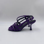 Sandalo scamosciato con strass 100670-A0NZ J11 PINKO 