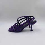 Sandalo scamosciato con strass 100670-A0NZ J11 PINKO 
