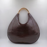 Borsa Hobo grande con manico gioiello - Elisabetta Franchi BS27A56E2 EA3 ELISABETTA FRANCHI 