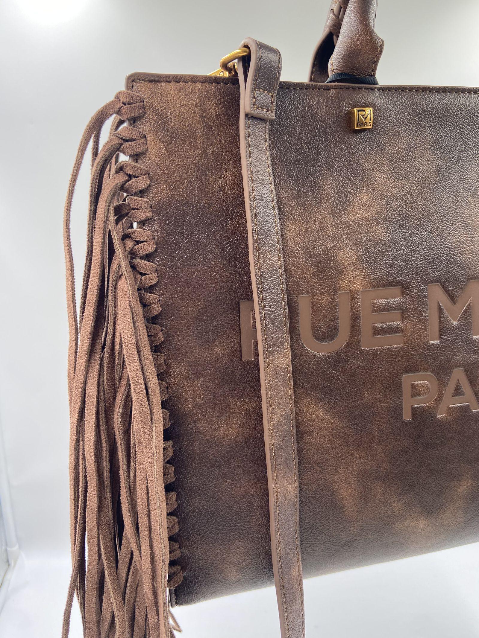 Borsa Texas 1477 MARRONE RUE MADAM PARIS 