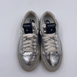 Sneakers Destroy effetto crack DESTROY-D ARGENTO STOCKTON 