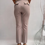 Pantalone con cintura intrecciata - Elisabetta Franchi PAT1641E2 155 ELISABETTA FRANCHI 