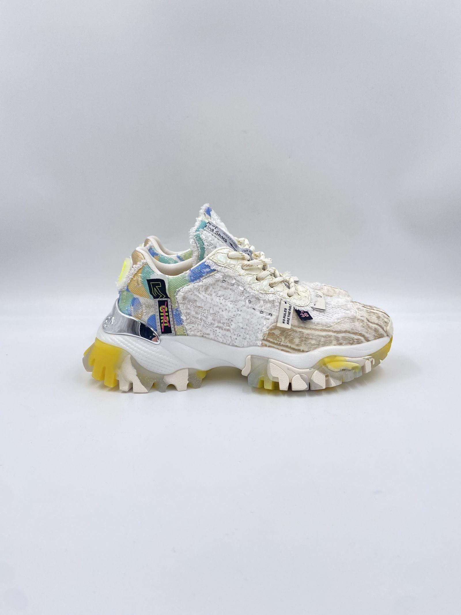 Sneakers giallo bianco - Joia Paris Clash 2001041 GIALLO JOIAPARIS 