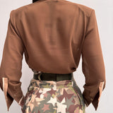 Blusa body - Elisabetta Franchi CB01006E2 K85 ELISABETTA FRANCHI 