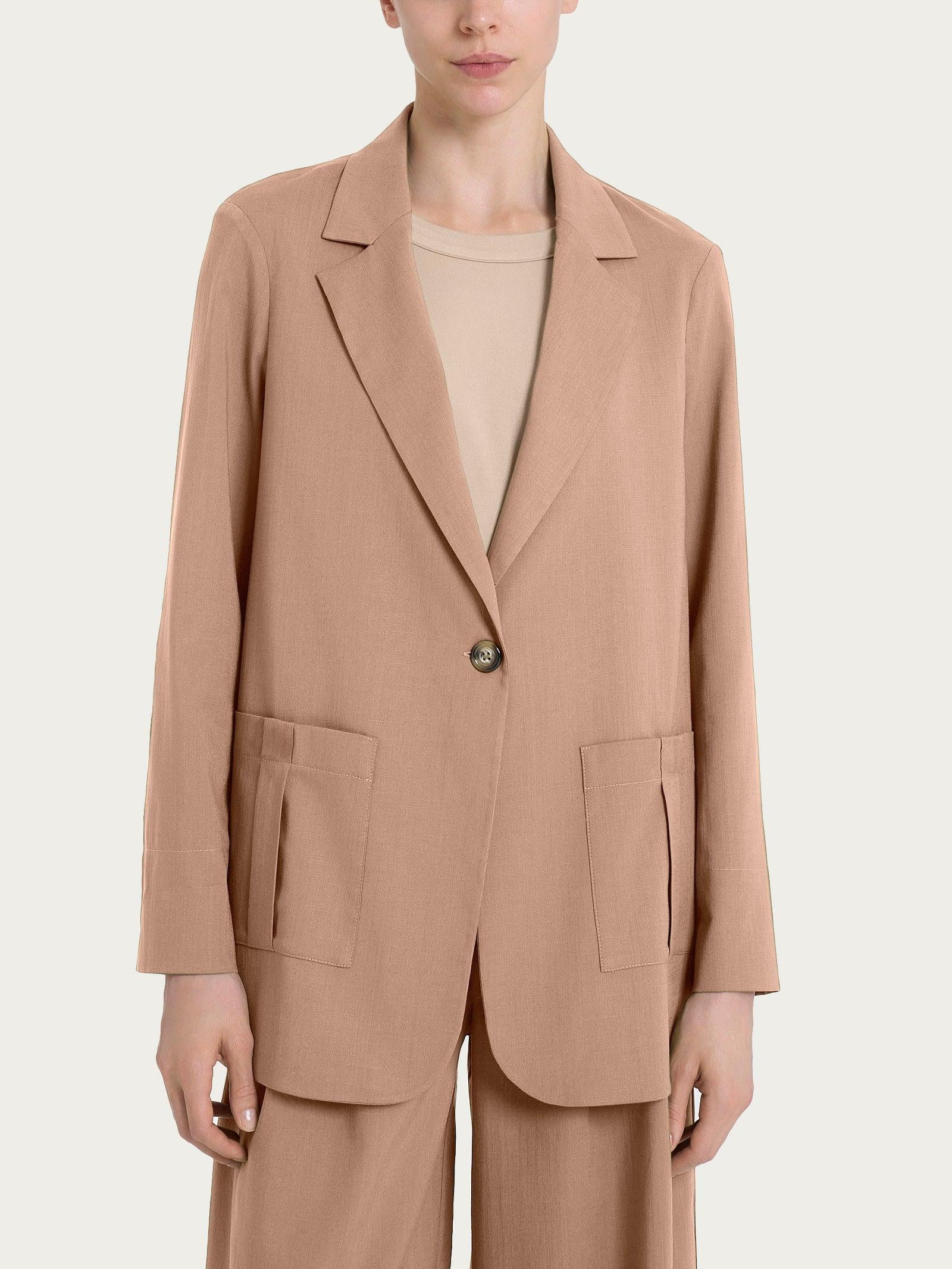 Giacca destrutturata in tencel Super Natural DP79GASS25 B29 RAGNO 