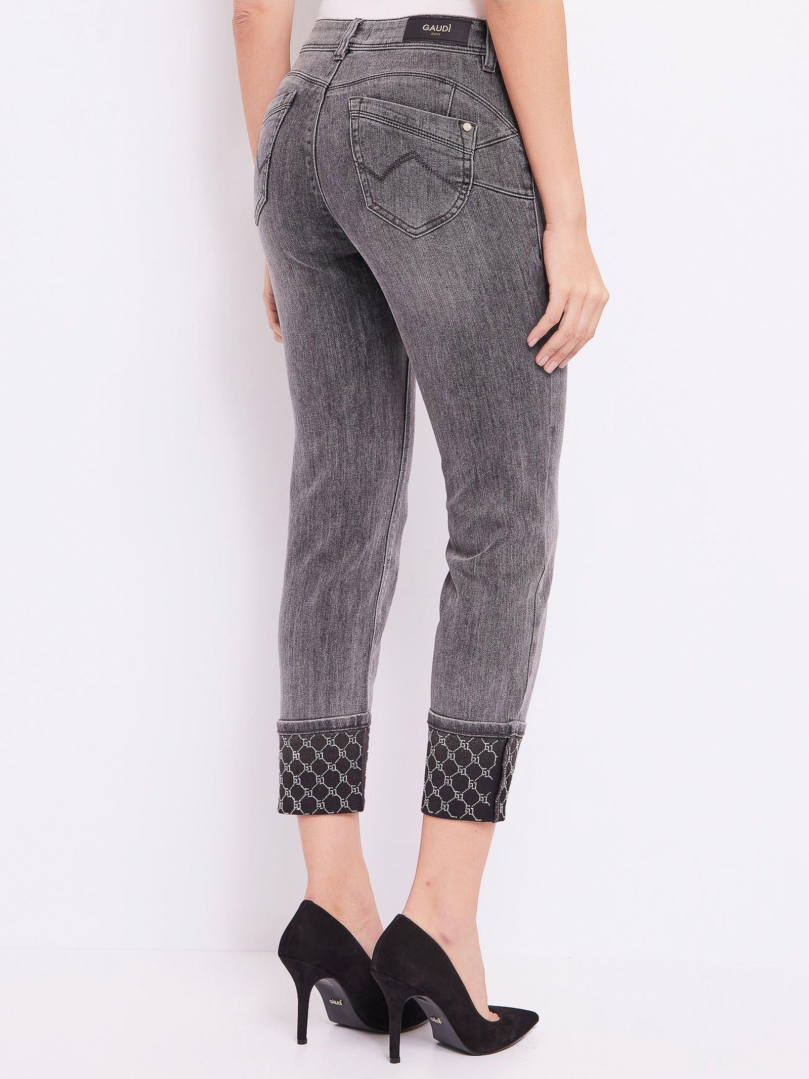 Jeans skinny con risvolto 421BD26008 00 GAUDI' 