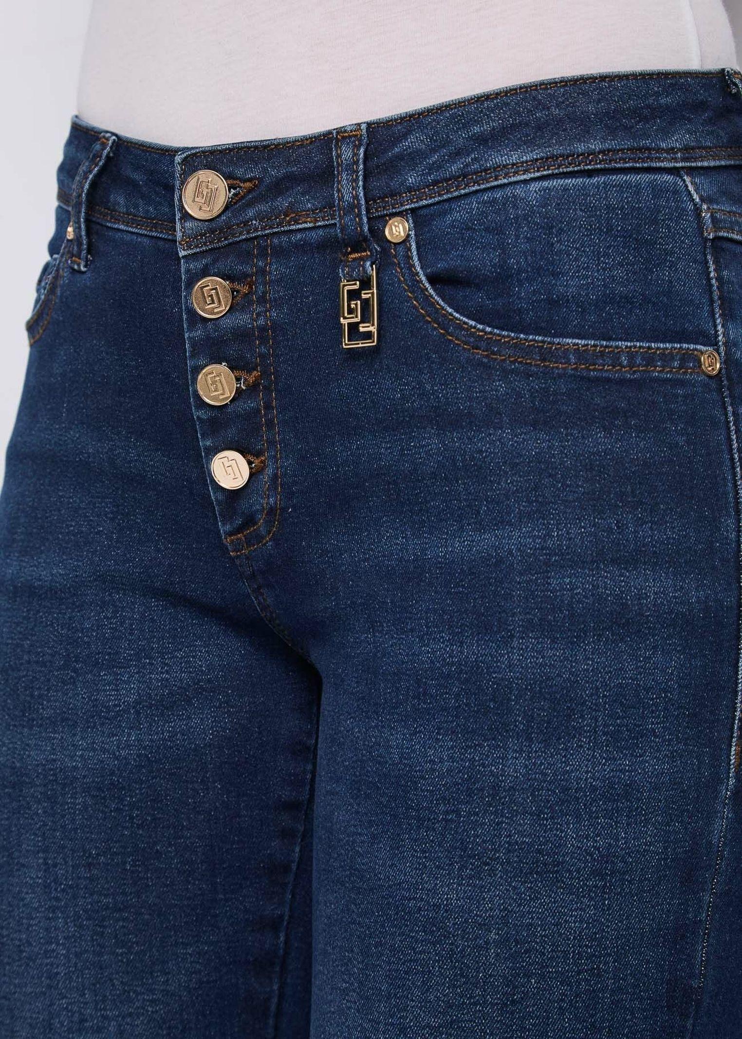 Jeans bootcut con charms 521BD26025 00 GAUDI' 