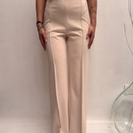 Pantalone con placca oro logata - Elisabetta Franchi PAT1541E2 193 ELISABETTA FRANCHI 