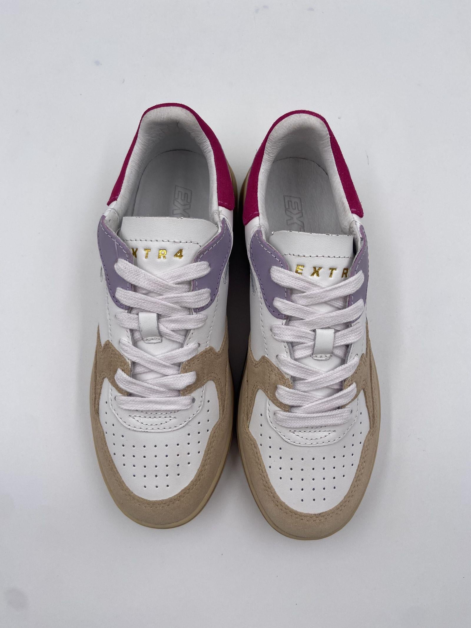 Sneakers Club tennis 1.06 8707011 BURROBIANCO EXTR4 