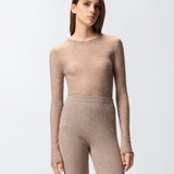 Maglia con paillettes 105398A2PM D23 PINKO 