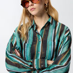 camicia rieti mussola stampa 106990A3CH SD3 PINKO 