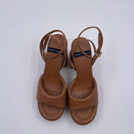 Sandalo con plateau 23084-926A CUOIO ANGEL ALARCON 