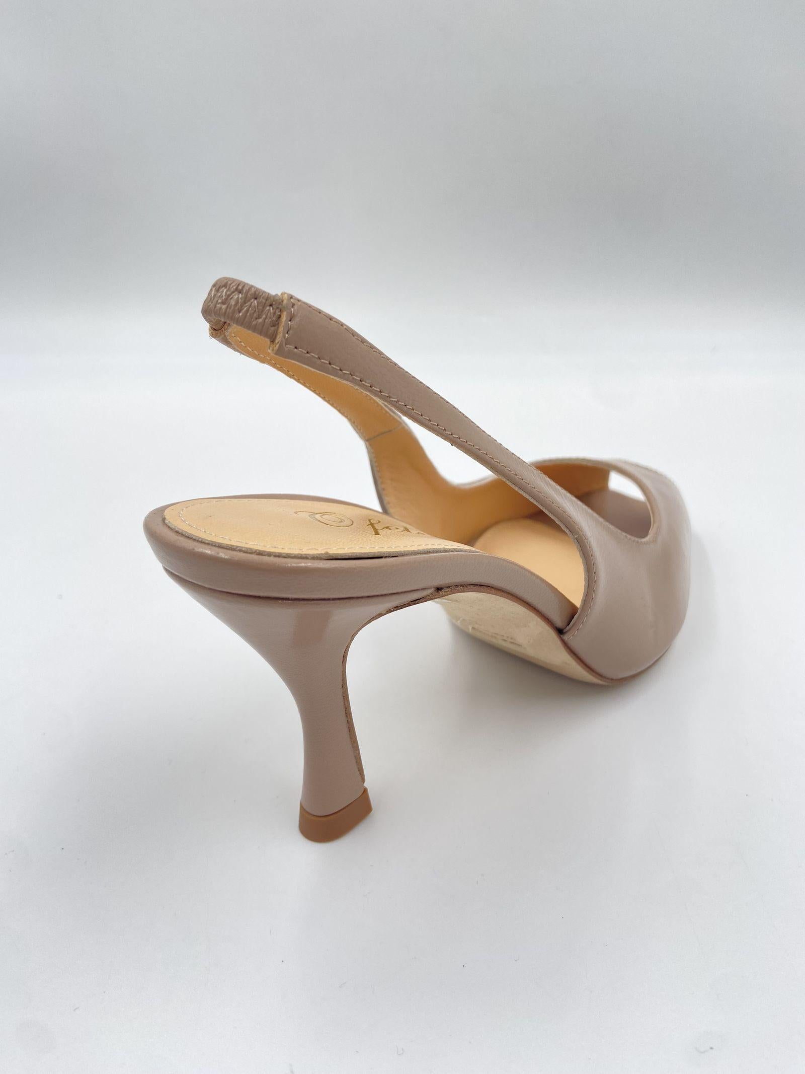 Slingback peep toe - Ofelia 3118 SABBIA OFELIA 