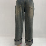 Jeans crop con risvolto - Ofelia LAF235 DENIM OFELIA 