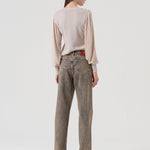 Jean flare con strass FR25WV2014D419R9 357 FRACOMINA 
