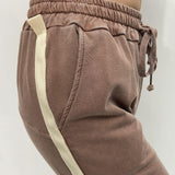Pantalone con banda laterale 2558 CIOCCOLATO OFELIA 