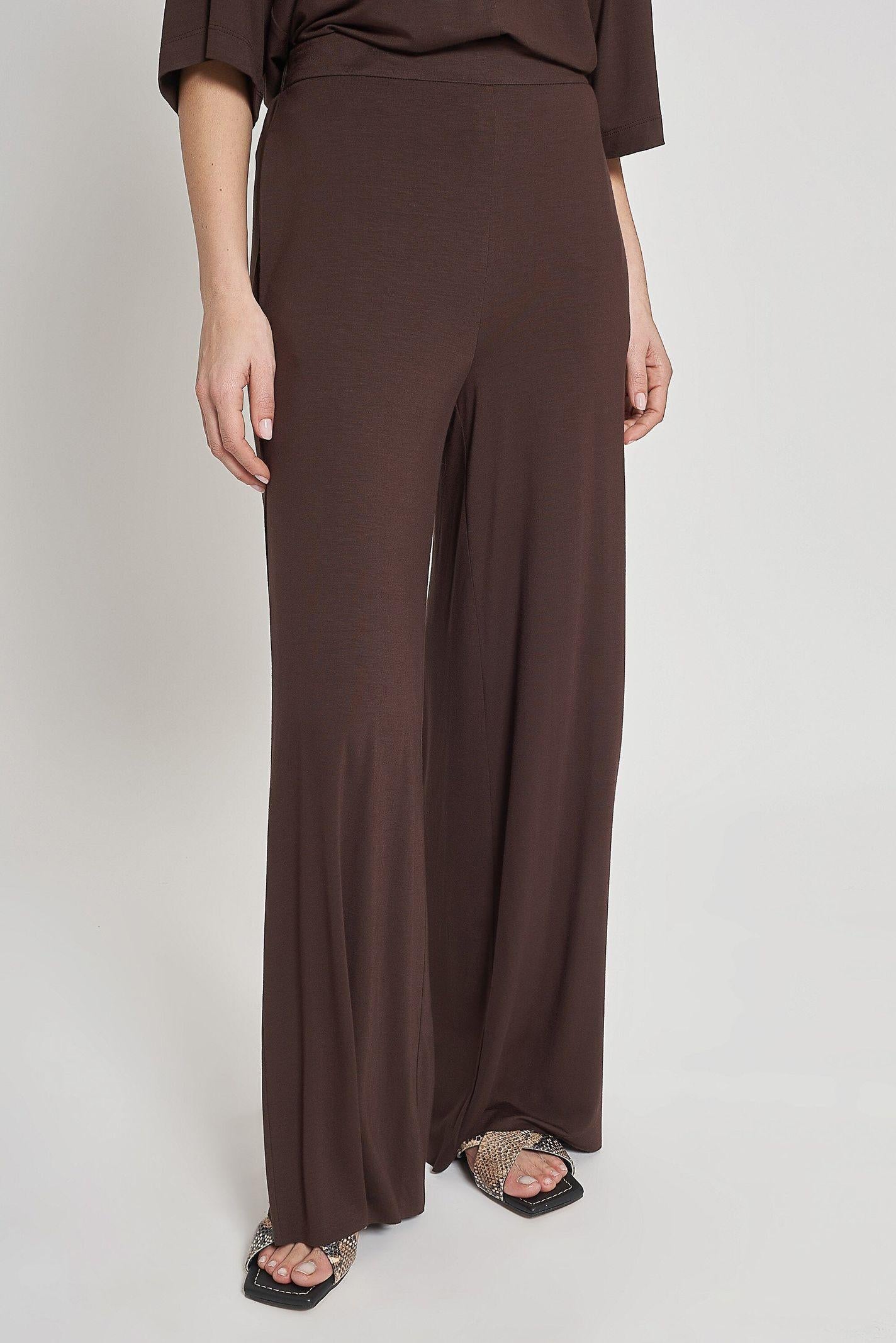 Pantalone largo in jersey - Carla G PAES20D6 09 CARLA G. 