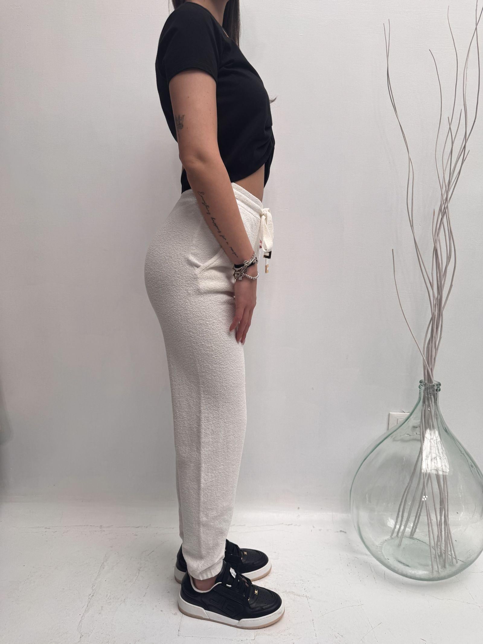 Pantalone tuta con coulisse - Elisabetta Franchi KP56S41E2 360 ELISABETTA FRANCHI 