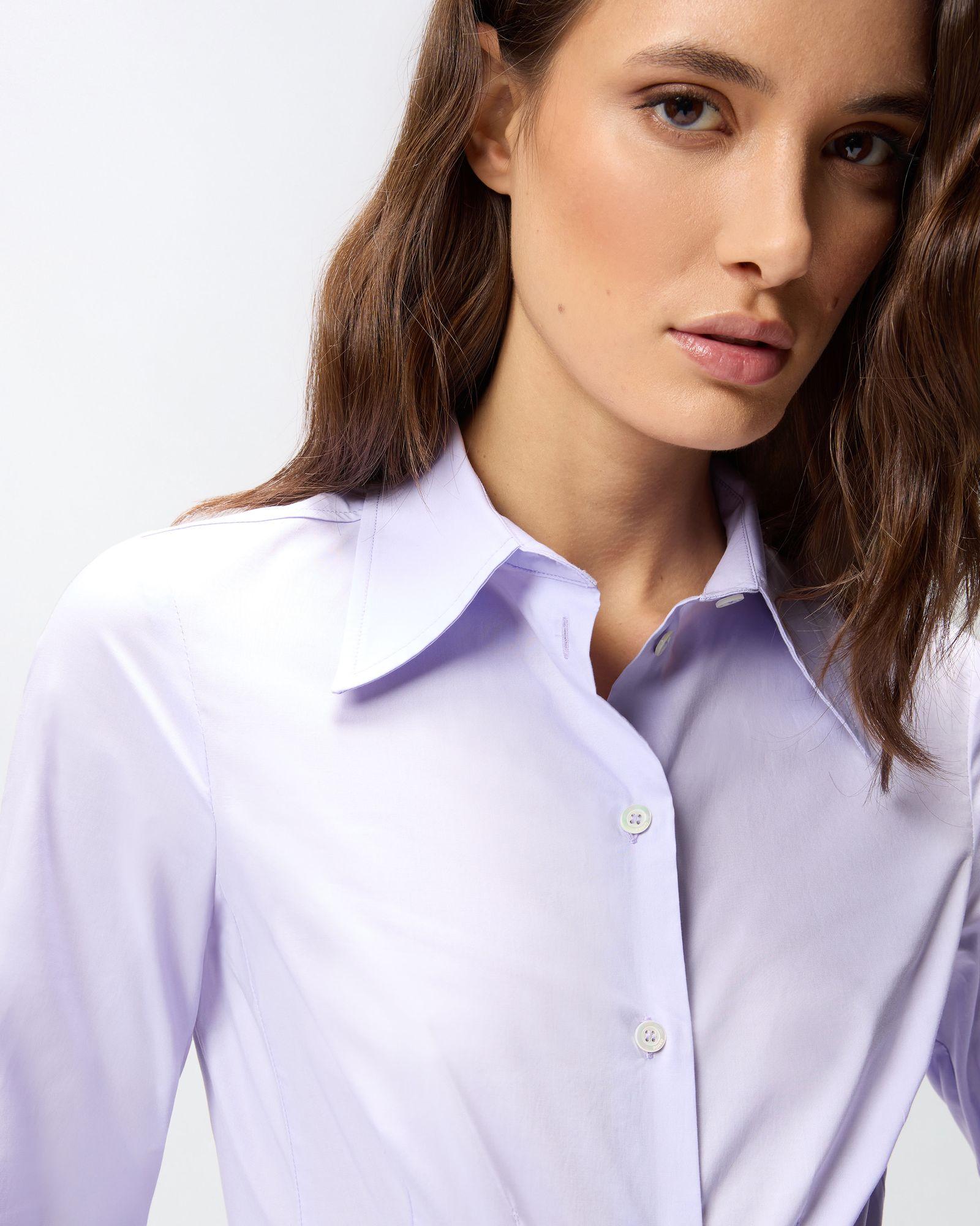Camicia in popeline 105619A2TI Z04 PINKO 