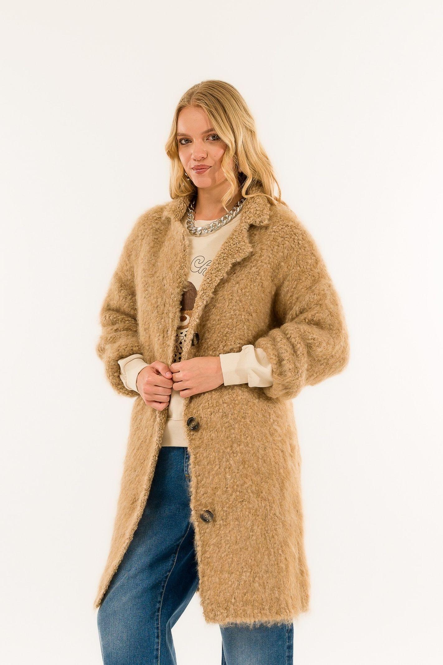 Cappottocon bottoni 3M0920C 117 KONTATTO 