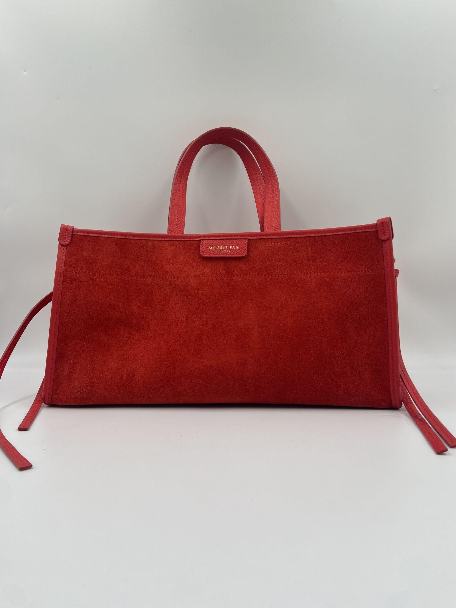 Borsa Diva scamosciata - My Best Bag S1MYB2034 SCARLETRED MY BEST BAG 