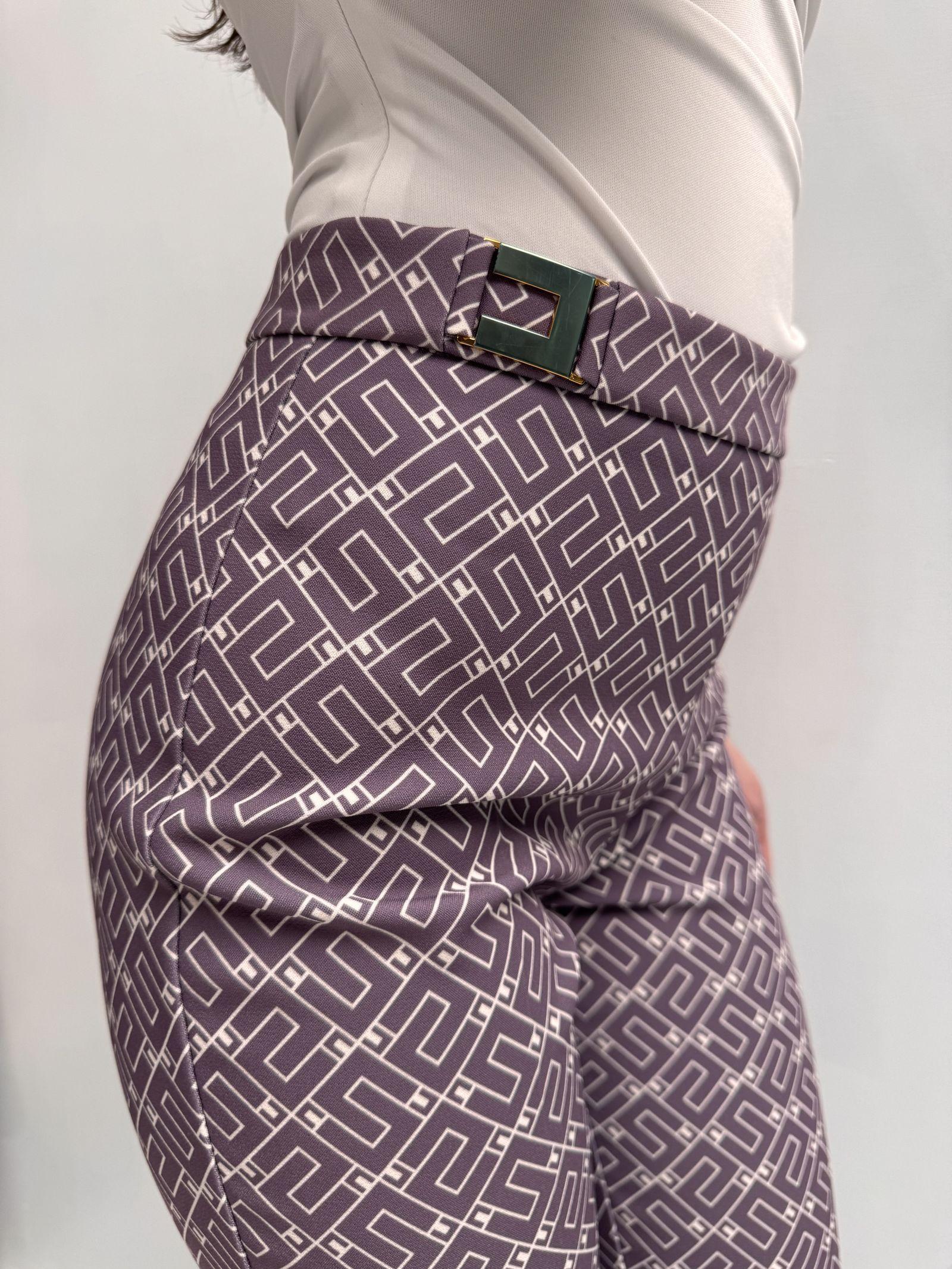 Pantalone logato - Elisabetta Franchi PA00636E2 BJ7 ELISABETTA FRANCHI 