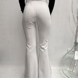 Pantalone con cinturone - Elisabetta Franchi PA06932E2 360 ELISABETTA FRANCHI 