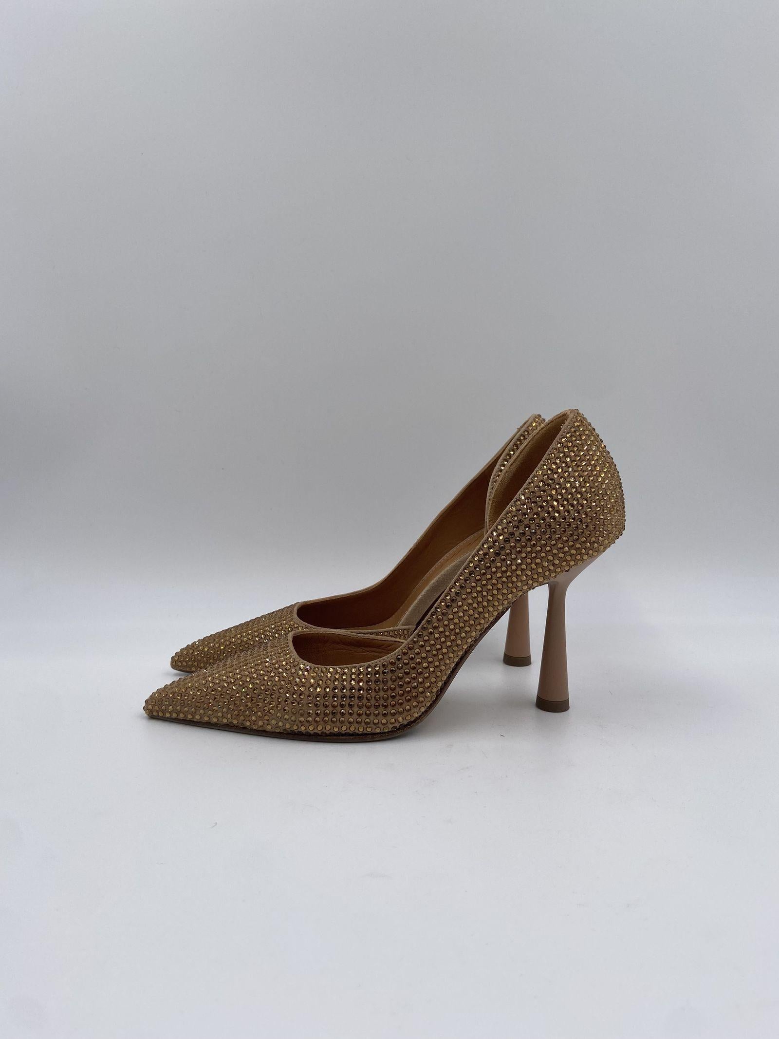 Décolletè con strass 2207 NUDE OFELIA 