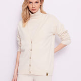 Cardigan in misto lana e cashmere