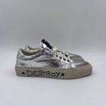 Sneakers Destroy effetto crack - Stockton DESTROY-D ARGENTO STOCKTON 