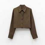 Camicia a quadretti EFW250101 VERDEKAKI ELEH 