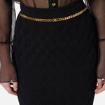 Gonna a rombi - Elisabetta Franchi GK20B56E2 110 ELISABETTA FRANCHI 