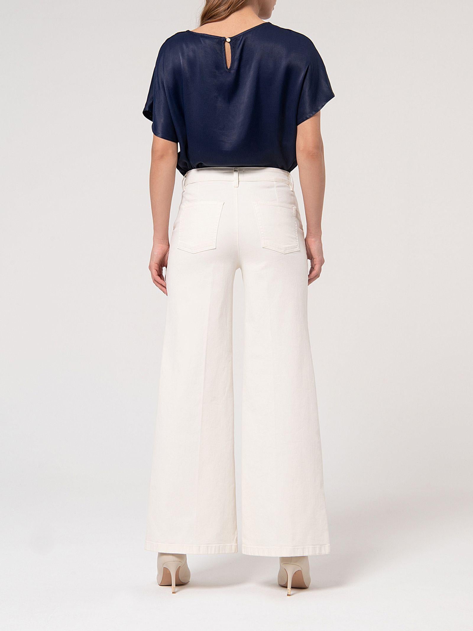 Pantalone flare in gabardina stretch - Fracomina FP24WV3010 W61501108 FRACOMINA 