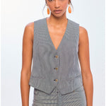 Gilet in twill a righe - LolaCasademunt LS2602019 20N LOLA 