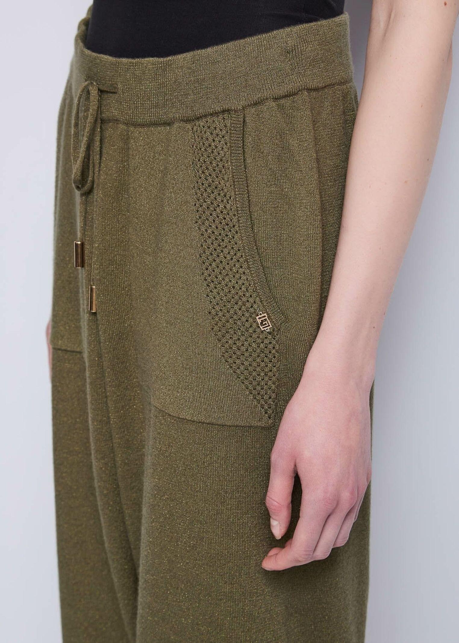 Pantalone lurex con coulisse 521BD23002 2502 GAUDI' 