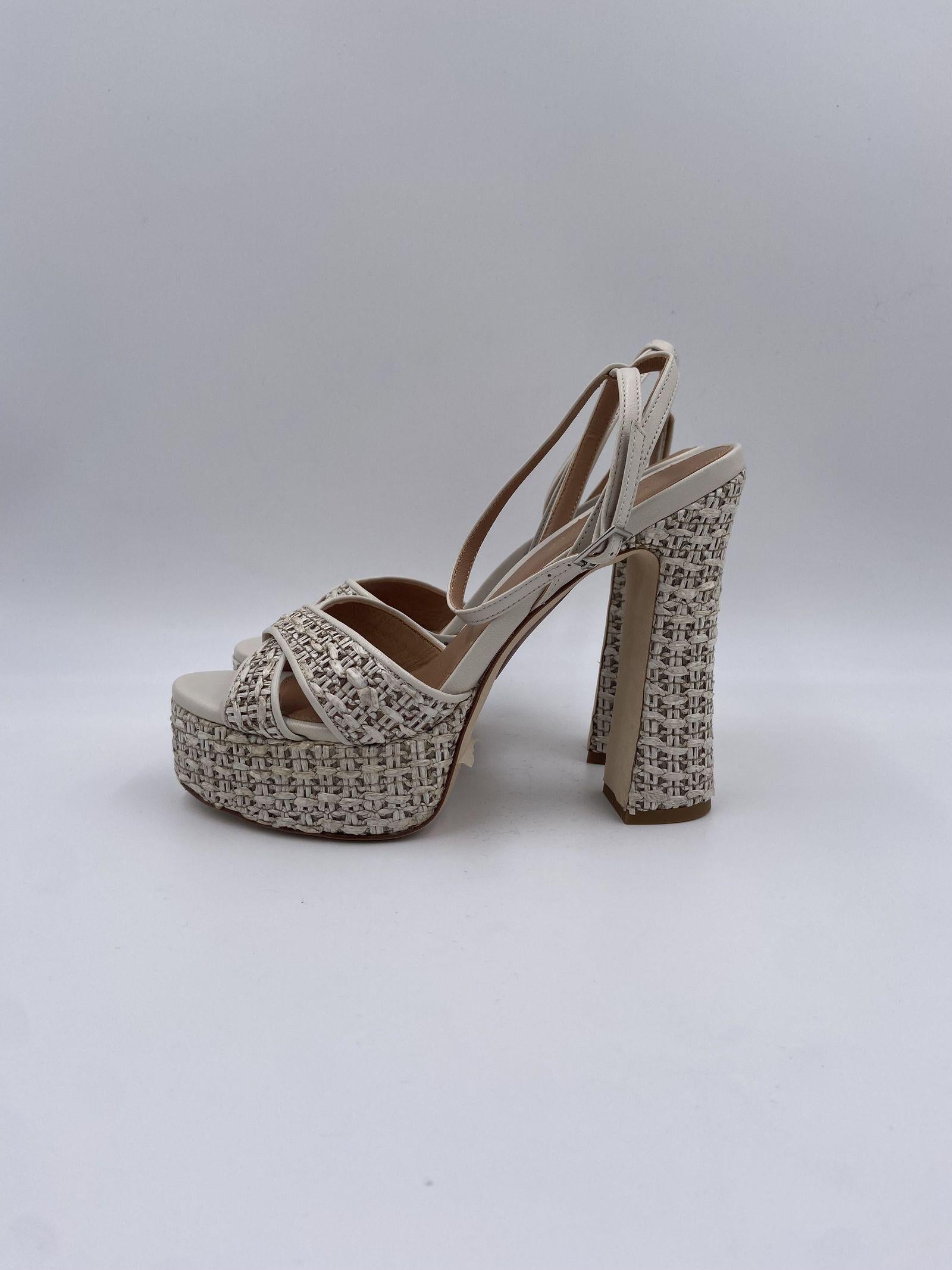 Sabot in rafia intrecciata 2589 SABBIA OFELIA 