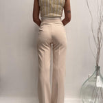 Pantalone con placca oro - Elisabetta Franchi PA00436E2 193 ELISABETTA FRANCHI 