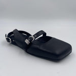 Square Closed decolletè fibbie nere 1G3554D 101 VIC MATIE' 