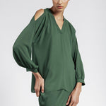 Blusa camicia in crepe MOSE14D8 26 CARLA G. 