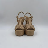 Sandalo con plateau in rafia - Ofelia H2316 BEIGE OFELIA 