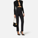 Top a micro trecce - Elisabetta Franchi MK85B61E2 110 ELISABETTA FRANCHI 
