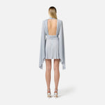 Abito in jersey lurex - Elisabetta Franchi AB75452E2 A28 ELISABETTA FRANCHI 
