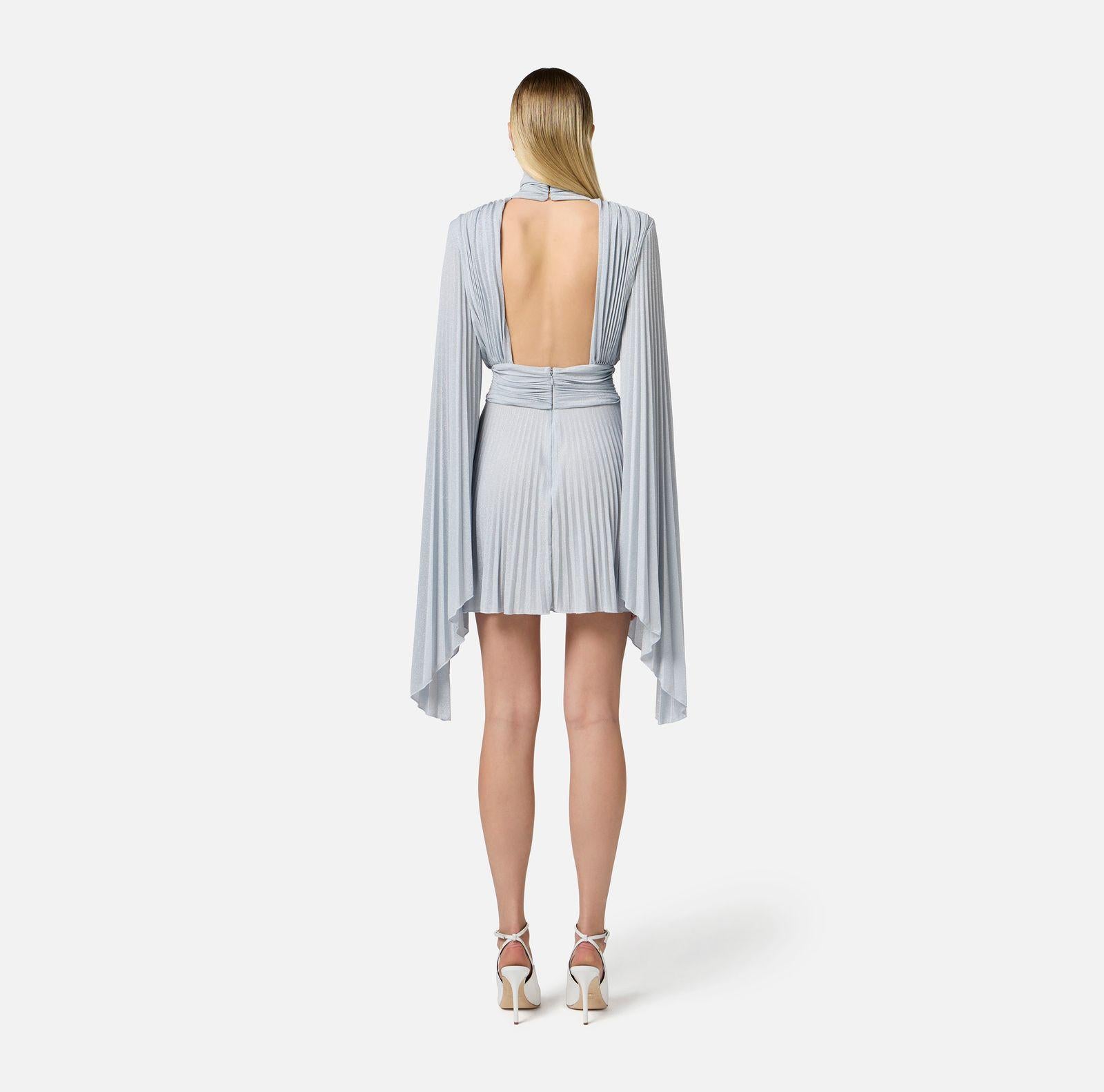 Abito in jersey lurex - Elisabetta Franchi AB75452E2 A28 ELISABETTA FRANCHI 