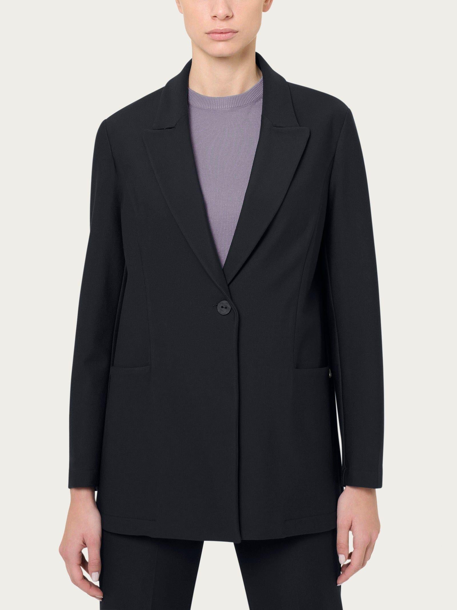 Giacca over un bottone DO24G9FW25 020 RAGNO 