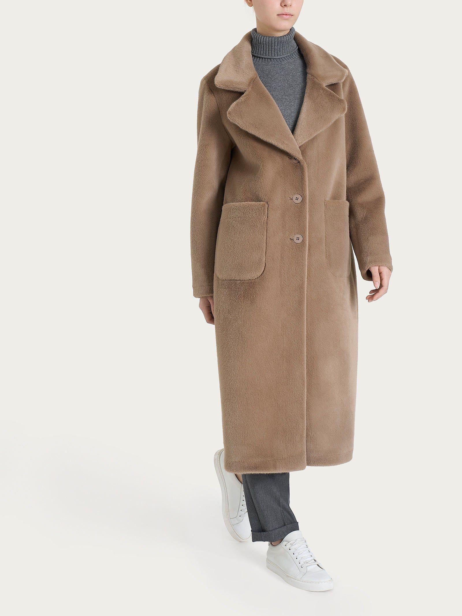 Cappotto double face con revers DQ48KLFW25 950 RAGNO 