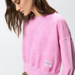 Felpa cropped girocollo - Pinko 106341A33M Q48 PINKO 